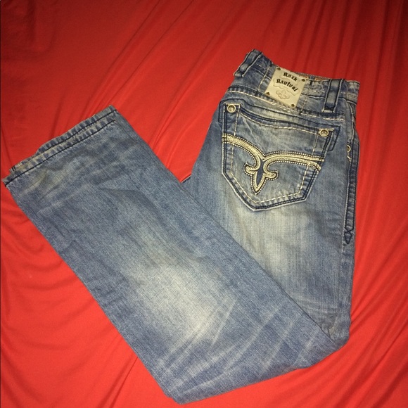 Rock Revival Jayden Straight Jeans Size 